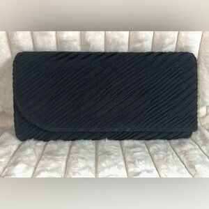 Vintage 1940's Black Clutch Bag